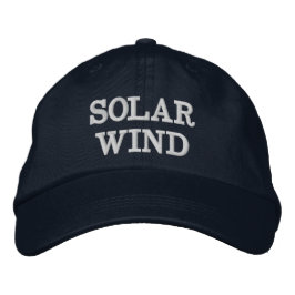 SOLAR WIND BESTICKTE BASEBALLKAPPE