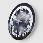 Solar Wind Power Große Wanduhr (Winkel)