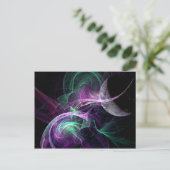 Solar Winds Embrace Postcard Postkarte (Stehend Vorderseite)