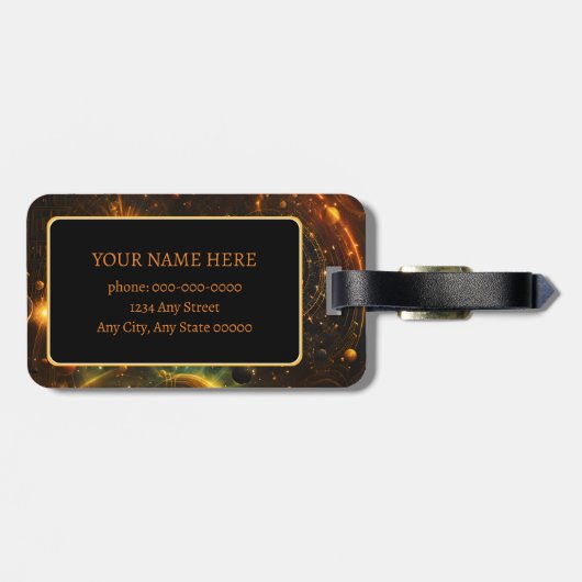 Solara Enigma Gepäckanhänger (Rückseite horizontal)