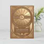 SOLARA III - Imitate mit Blumenzwiebeln - Einladun Einladung (Stehend Vorderseite)