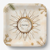 "Solara Luxe Design" Pappteller (Vorderseite)