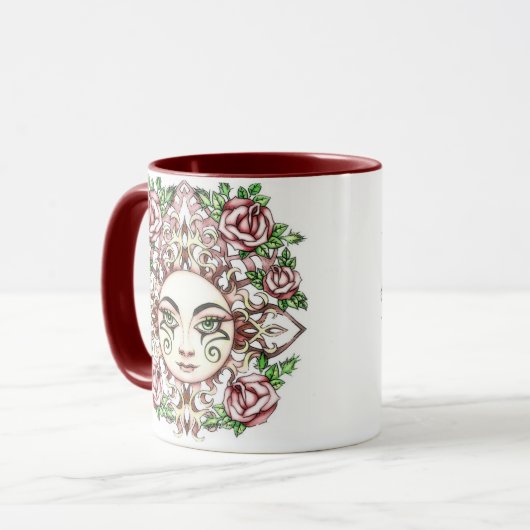 Solara Rose Coffe Tasse (Vorderseite Links)