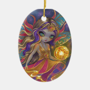 Solara Sunflare Keramik-Ornament Keramik Ornament