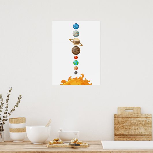 Solaranlage Kinder Wand Kunst (Küche)