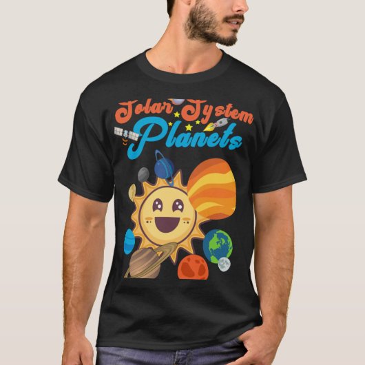 Solaranlage Planets Space Science Bildung Boys T-Shirt (Vorderseite)