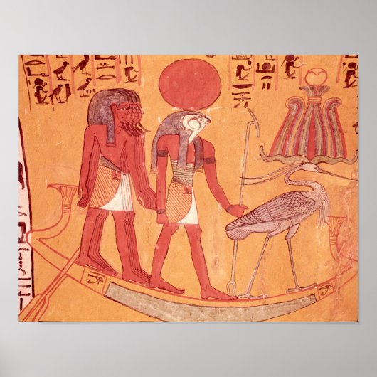 Solarbarque mit Re-Horakhty Poster (Vorne)