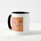 Solarbarque mit Re-Horakhty Tasse (Vorderseite Links)