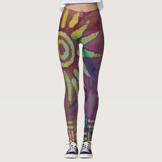 Solarbatik Leggings (Vorderseite)
