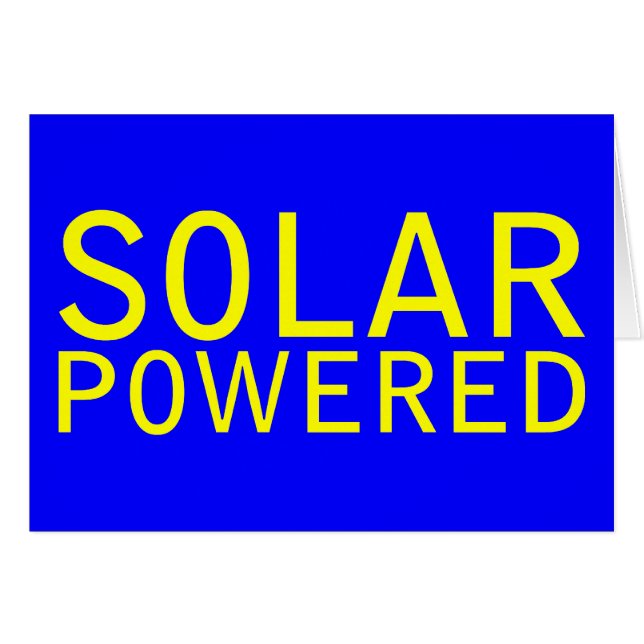solarbetrieben (Vorderseite (Horizontal))