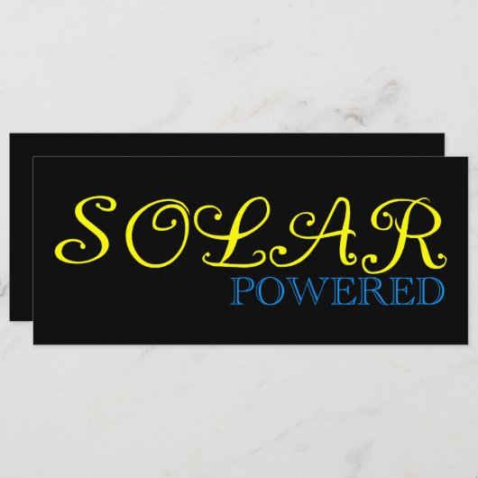 solarbetrieben einladung (Vorne/Hinten)