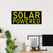 solarbetrieben poster (Heimbüro)