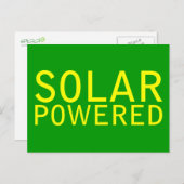 solarbetrieben postkarte (Vorne/Hinten)