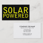 solarbetrieben visitenkarte (Vorne/Hinten)