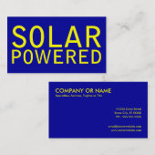 solarbetrieben visitenkarte (Vorne/Hinten)