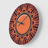 Solare Batik-Energiewall-Uhr Große Wanduhr (Winkel)