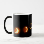 Solare Eclipse-Phasen Kaffeepause Tasse (Links)