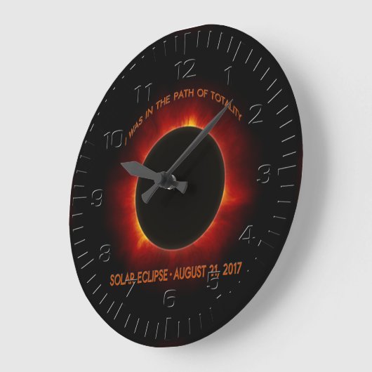 Solare Eclipse Wall Clock Große Wanduhr (Winkel)