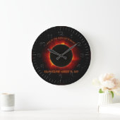 Solare Eclipse Wall Clock Große Wanduhr (Zuhause)