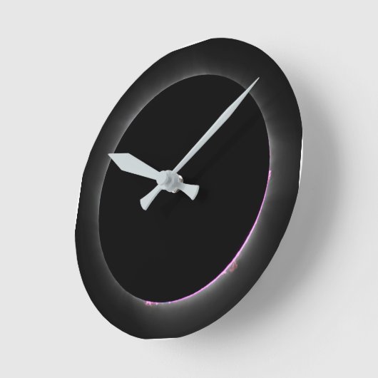 Solare Eclipse Wall Clock Runde Wanduhr (Winkel)