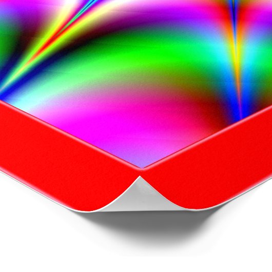 Solare Explosionsoptik Poster (Ecke)