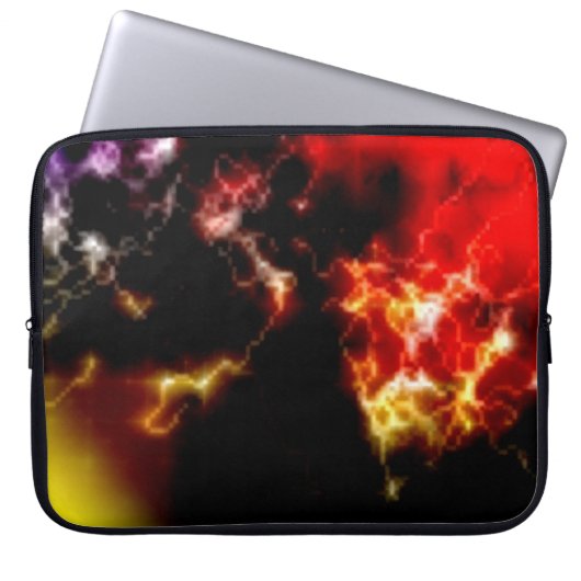 Solare Flachs Laptop-Sieb Laptopschutzhülle (Vorderseite)