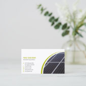 Solare Lösungen für erneuerbare Energien Visitenkarte (Stehend Vorderseite)