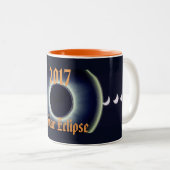 Solare Phasen 2017 Zweifarbige Tasse (VorderseiteRechts)