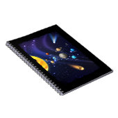 Solare System Boy Girls Weltraumplanets Notizblock (Rechte Seite)