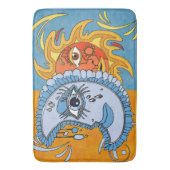 SolarEclipse Badematte (Vorderseite Vertikal)