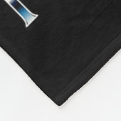 Solareclipse Hye Texas dort Illustration Fleecedecke (Ecke)