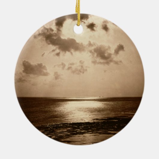 Solareffekt - Ozean, 1857 (Albumendruck von Keramik Ornament (Hinten)