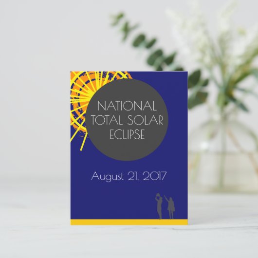 Solareinblick insgesamt postkarte (Stehend Vorderseite)