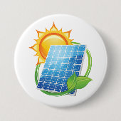 Solarenergie-Button Button (Vorderseite)