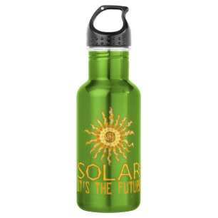 Solarenergie Edelstahlflasche