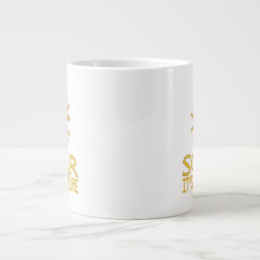 Solarenergie Jumbo-Tasse (Vorderseite)
