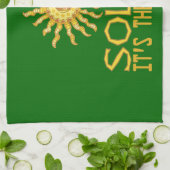 Solarenergie Küchentuch (Gefaltet)