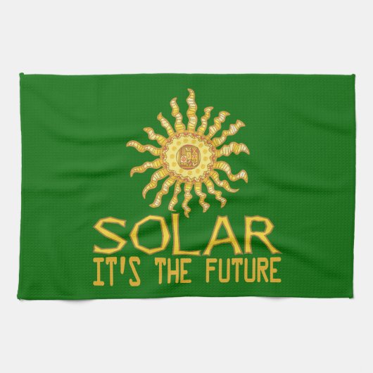 Solarenergie Küchentuch (Horizontal)