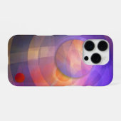 Solarenergie, künstlerisch abstrakt iPhone hülle (Rückseite (Horizontal))