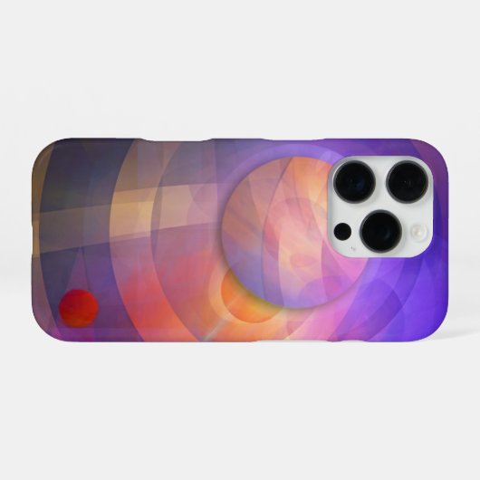 Solarenergie, künstlerisch abstrakt iPhone hülle (Rückseite (Horizontal))