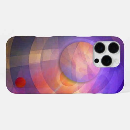 Solarenergie, künstlerisch abstrakt iPhone hülle (Rückseite (Horizontal))