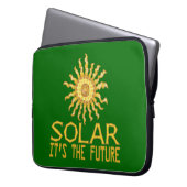 Solarenergie Laptopschutzhülle (Vorderseite Links)