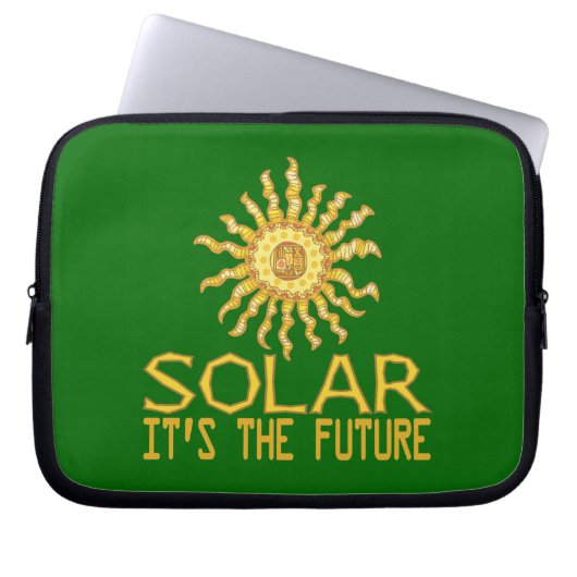 Solarenergie Laptopschutzhülle (Vorderseite)