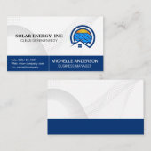 Solarenergieindustrie | Moderne Technologie Visitenkarte (Vorne/Hinten)
