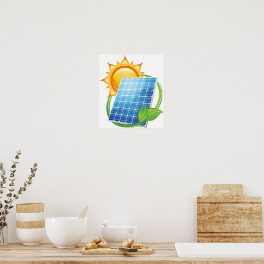 Solarenergieposter Poster (Küche)