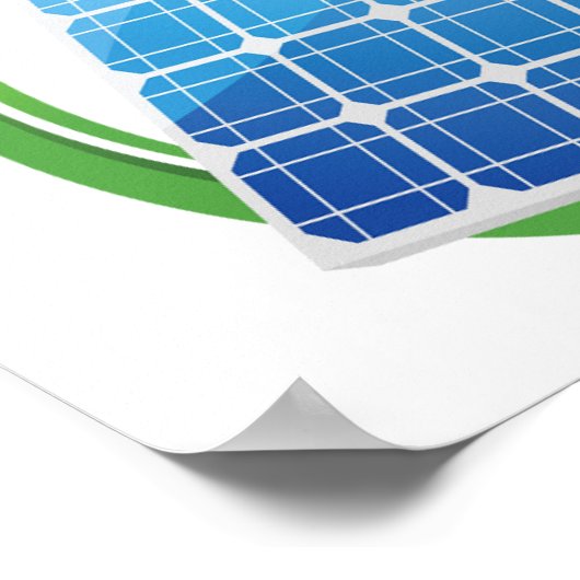 Solarenergieposter Poster (Ecke)