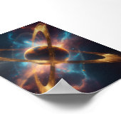 Solarer Drift Abstract Poster (Ecke)