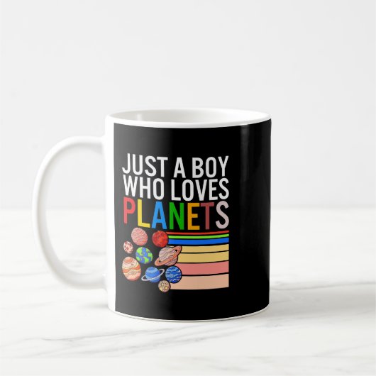 Solares Astronomiesystem nur ein Junge, der Planet Kaffeetasse (Links)