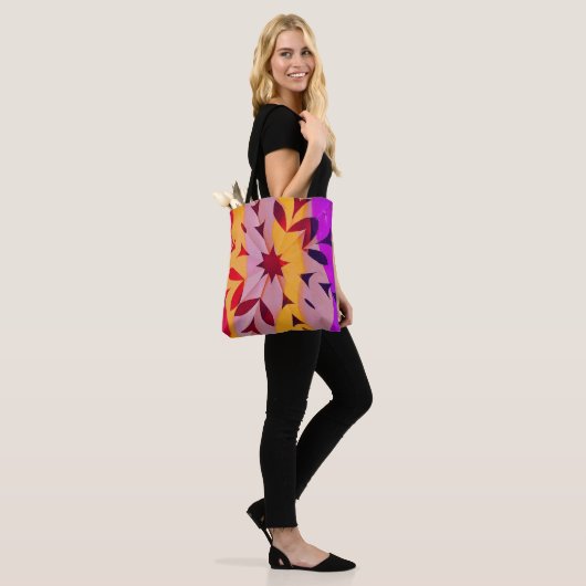 Solares Fragment abstrakt Geometrisch Tasche (Am Model)