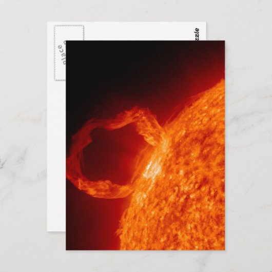 Solarflare Postkarte (Vorne/Hinten)